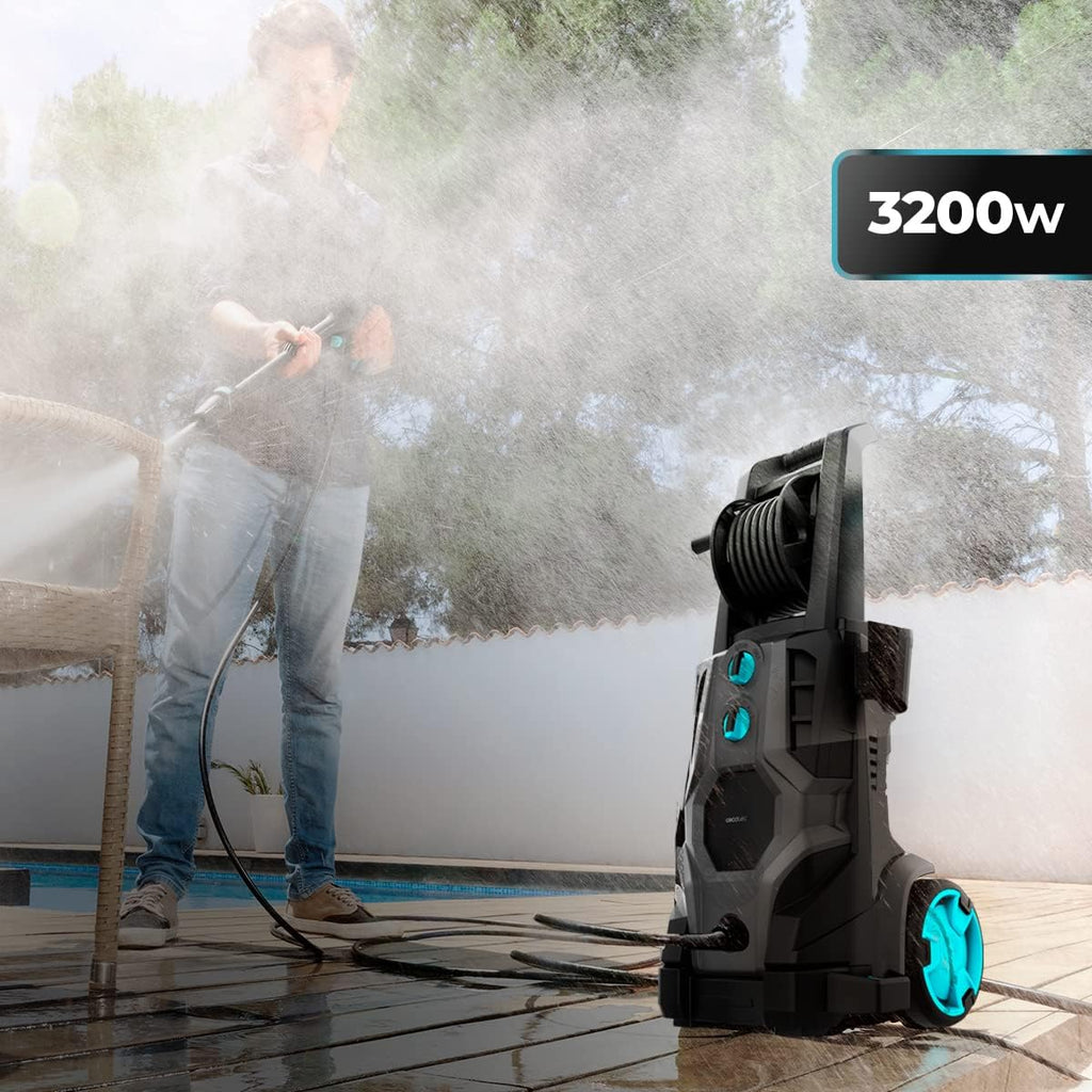 Cecotec HydroBoost 2400 AdvanceClean High Pressure Washer. 2400W, Home, Garden or Car, Flow Rate of 480l/h, 180 Pressure Bars, Aluminium Pump, Action Radius 14 m