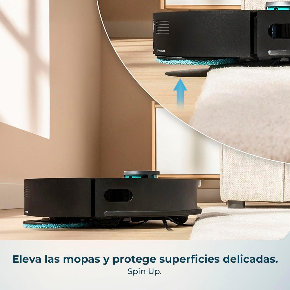 Cecotec Roboter-Staubsauger und Wischroboter mit KI und Selbstreinigungsstation Conga X70. 15000Pa Saugmotor, 4-in-1-Station, Laser-Technologie, rotierende Mopps, Seitenbürste, App und Bluetooth
