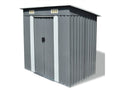 Abrigo de Metal MAISON EXCLUSIVE Cinzento (80x159 cm)