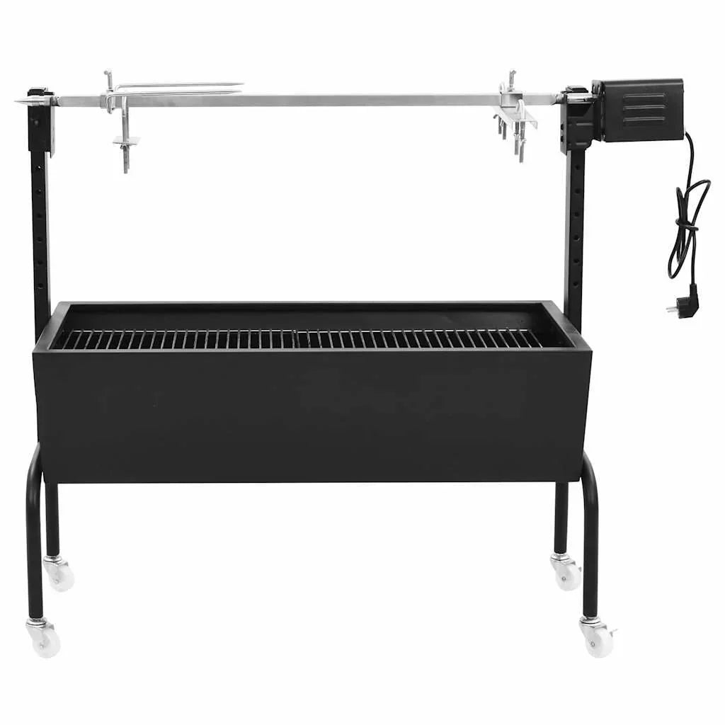 vidaXL Elektrischer Edelstahl-Drehspieß für Grill/BBQ