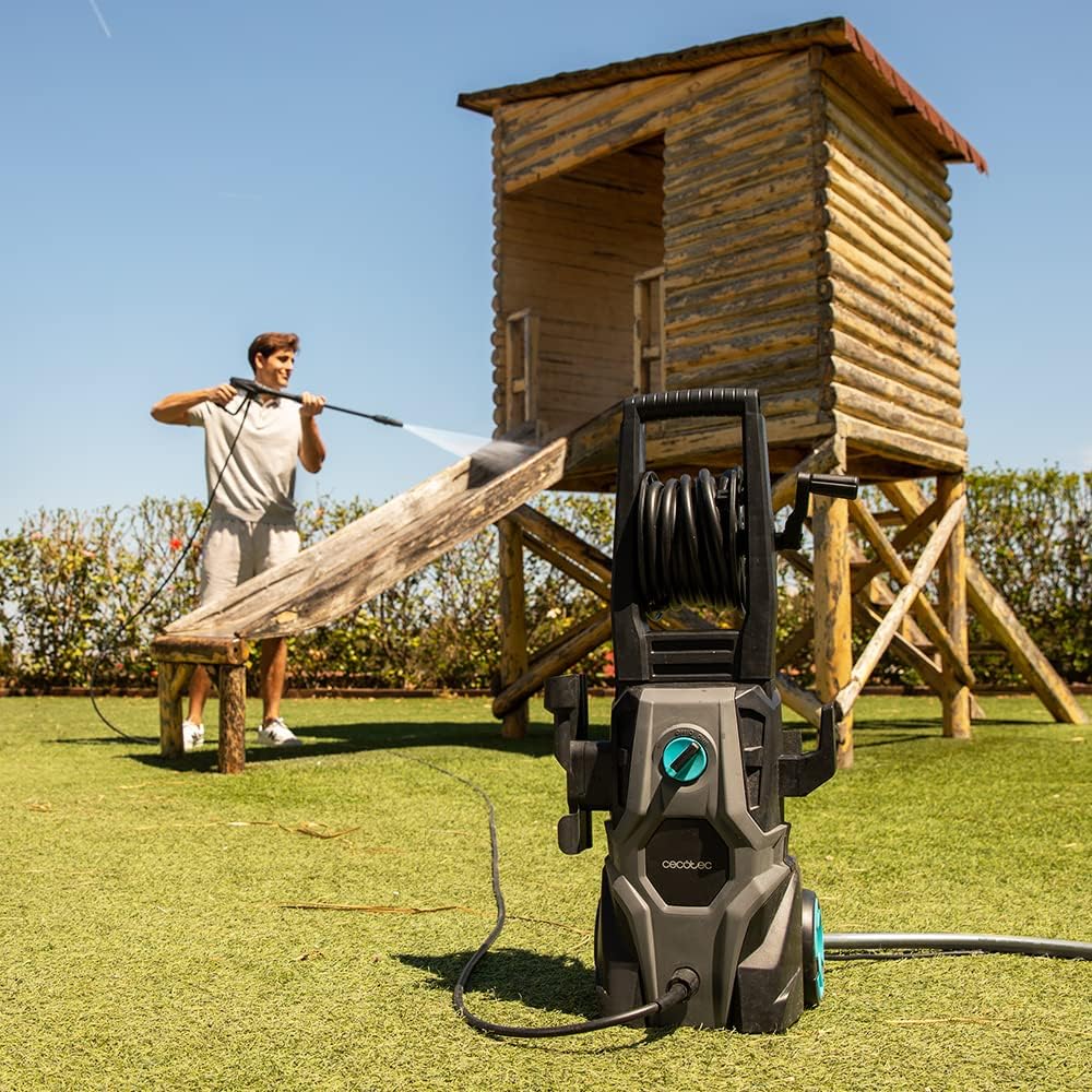 Cecotec HydroBoost 2400 AdvanceClean High Pressure Washer. 2400W, Home, Garden or Car, Flow Rate of 480l/h, 180 Pressure Bars, Aluminium Pump, Action Radius 14 m
