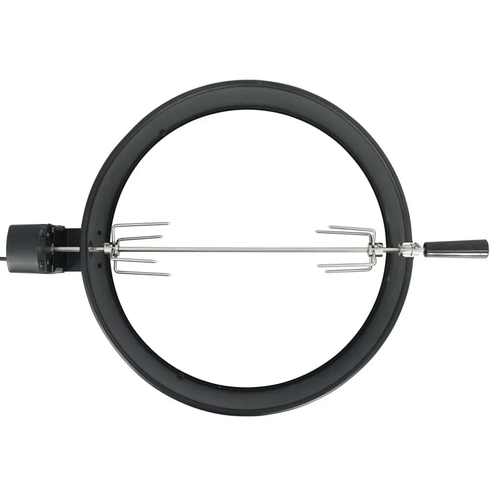 Vidaxl Barbecue-Grillring-Kit in Schwarz, 57 cm
