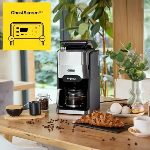 Filterkaffeemaschine mit Kaffeemühle Yoer 1520W 1,5L +Timer