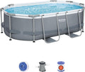 Bestway Power Steel™ 3,05 m x 2,00 m x 84 cm Ovaler Pool-Set