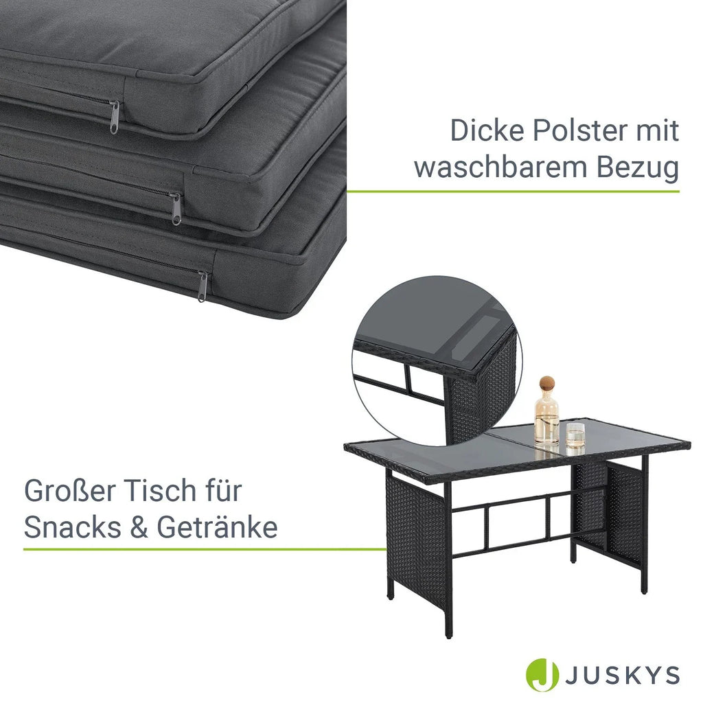 2025 Conjunto de salón de poliratán Turín