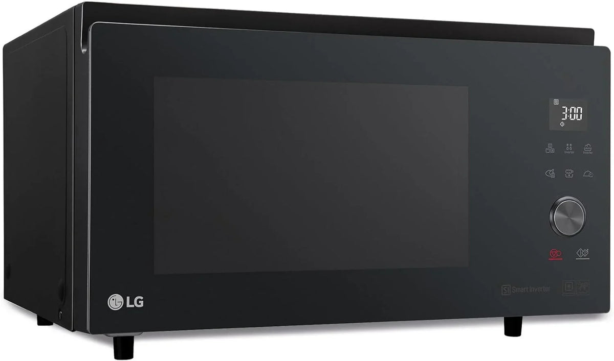 LG MJ3965BPS – Microwave Oven, 4 in 1, with Digital Display, 39 Litres and 1100 W, Smart Inverter and EasyClean Function, Faster Cooking, Keeps Flavor, Black