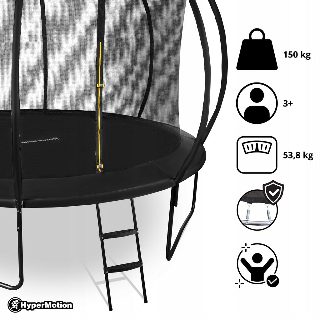 Sicheres Gartentrampolin für Kinder und Erwachsene, groß, 366cm, XXL, 150kg