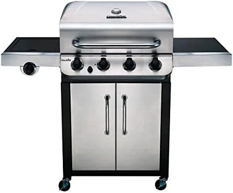 Char-Broil Convective 440 S Gas Barbecue with 4 Burners, Cast Iron Grates, Stainless Steel Burners - Ideal for Outdoor Cooking, Garden and Patio