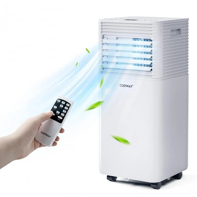 Tragbare 3-in-1-Klimaanlage 8000 BTU mit Entfeuchter und Ventilatorfunktion