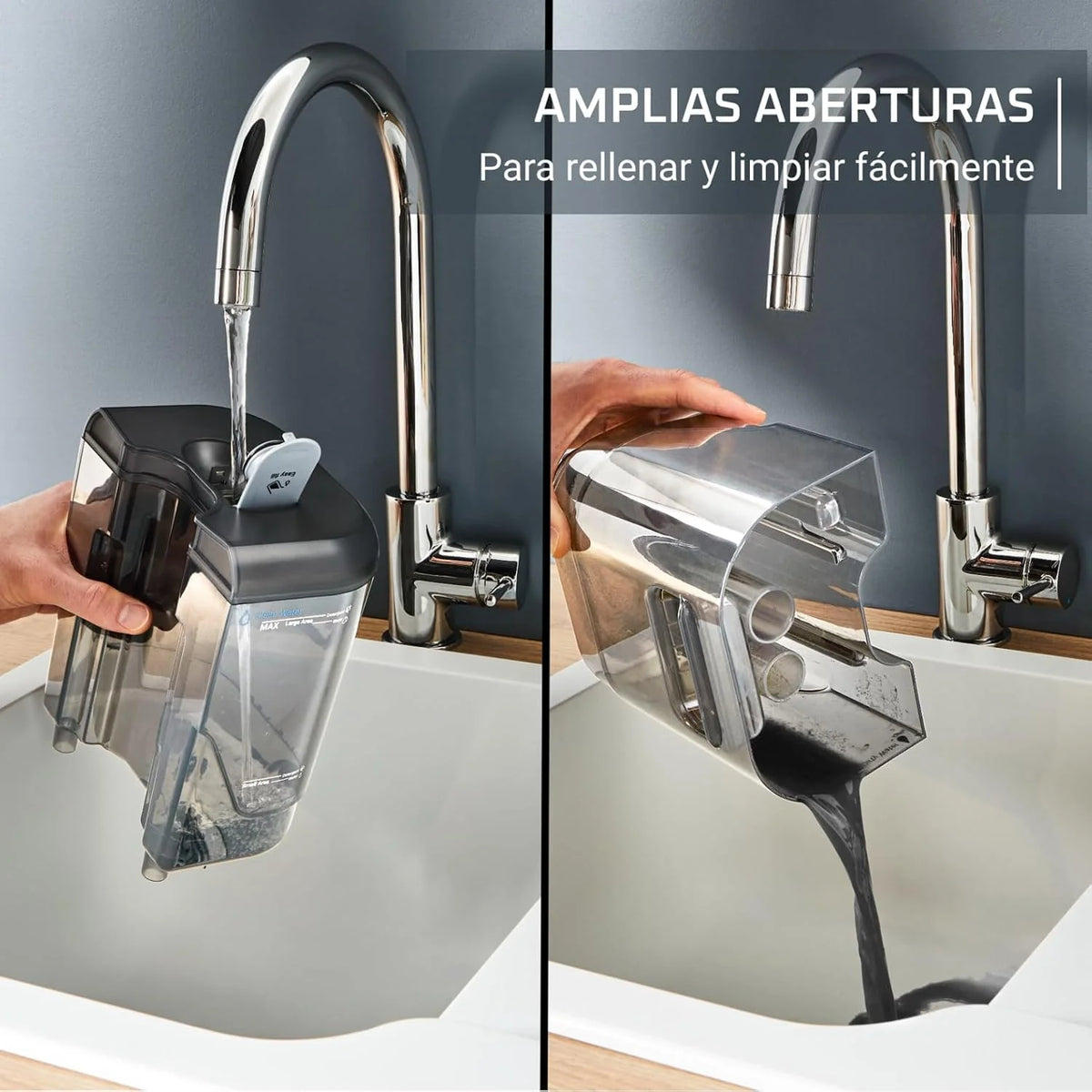 Rowenta Clean It, Aspirador de tapicerías, Limpieza Rápida y Fácil, Apto para Suciedad de Mascotas, Alfombras, Interior del Coche, 750w, 6acc, IN5020F0