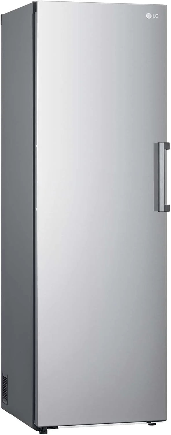 GFT41PZGSZ - Congelador No Frost Total, 1 Puerta, Compresor Smart Inverter, de 355 L y 186 cm, Congelador Vertical con Funcion de Congelacion Rapida, Color Inox