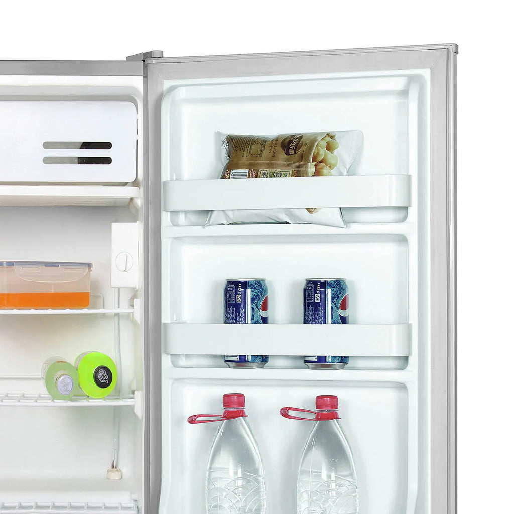 2025 Mini-Bar Gris 47,2x86 cm, 93 Liter, mit Gefrierfach