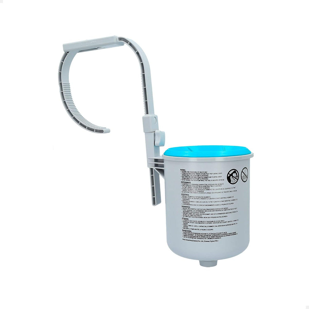 Intex Depuradora Arena Krystal Clear 3.500 l/h Skimmer Deluxe Filtro 3.028 l/h Easy Set-Metal Frame, 49x43x34 cm, Color Blanco