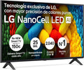 43NANO80A6B - TV 43", 4K NanoCell, Smart TV, LED IA, WebOS 25, Procesador Potente e Inteligente, Super Upscaling, Dolby Digital Plus, Alexa/Google Assistant, Negro