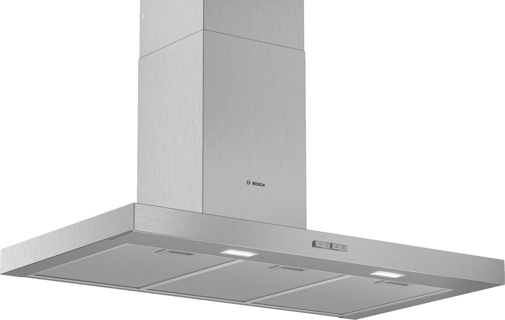 Bosch – Wandesse, 90 cm, Serie 2, mechanische Steuerung, LED-Beleuchtung, Edelstahl, DWB96BC50