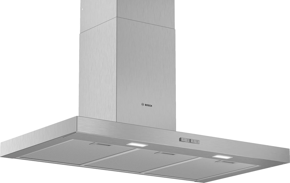 Bosch – Wandesse, 90 cm, Serie 2, mechanische Steuerung, LED-Beleuchtung, Edelstahl, DWB96BC50