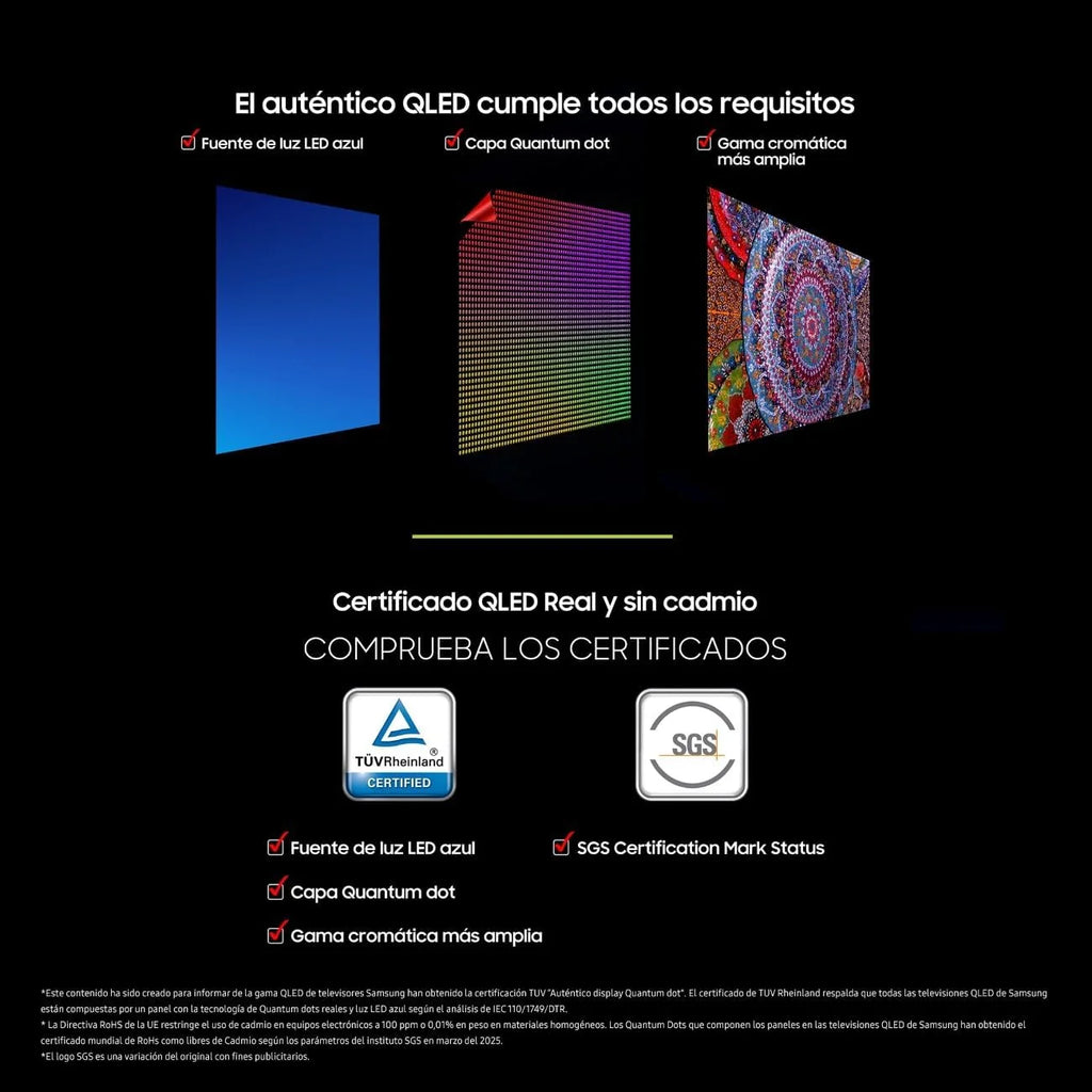 TV 43 Pulgadas QLED Q8F 4K Smart TV con Vision AI, 100% Volumen de Color con Quantum Dot, el auténtico Quantum Dot y Motion Xcelerator