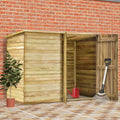 2025 Gartenhaus imprägniertes Kiefernholz 232x110x170 cm v6133