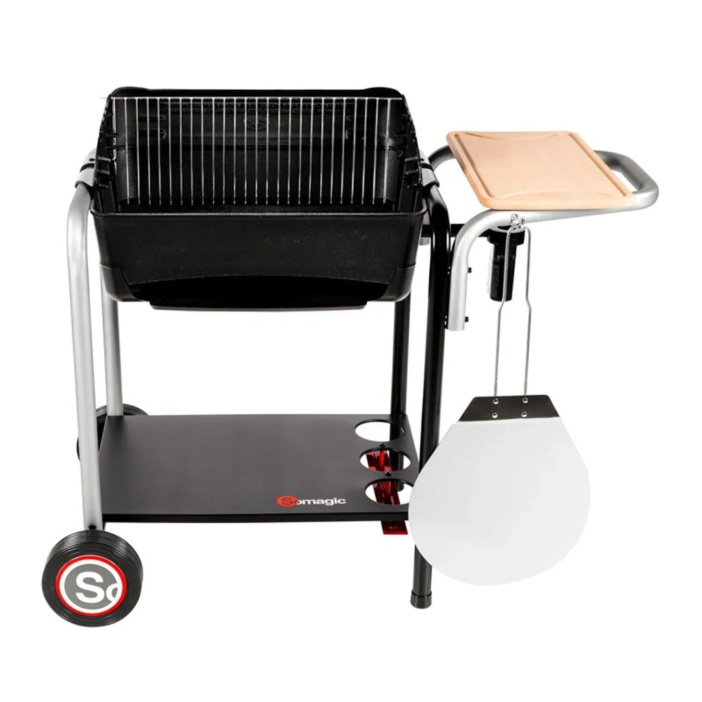 Roma Holzkohlegrill mit Pizzakochfunktion