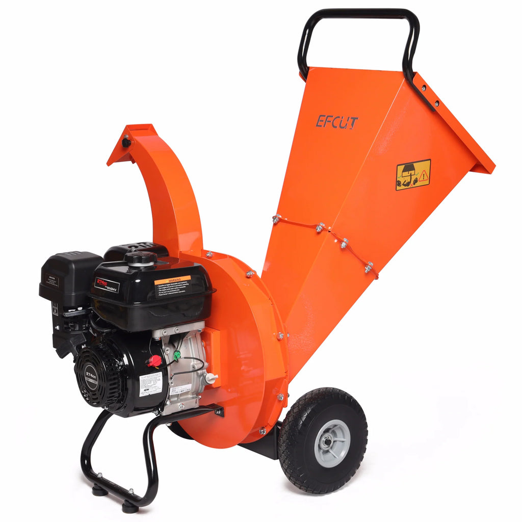 2026 EFCUT C40 Holzhäcksler – 10 cm Kapazität – 9 PS 274 cm³ Motor – Hochleistungs-Benzinhäcksler