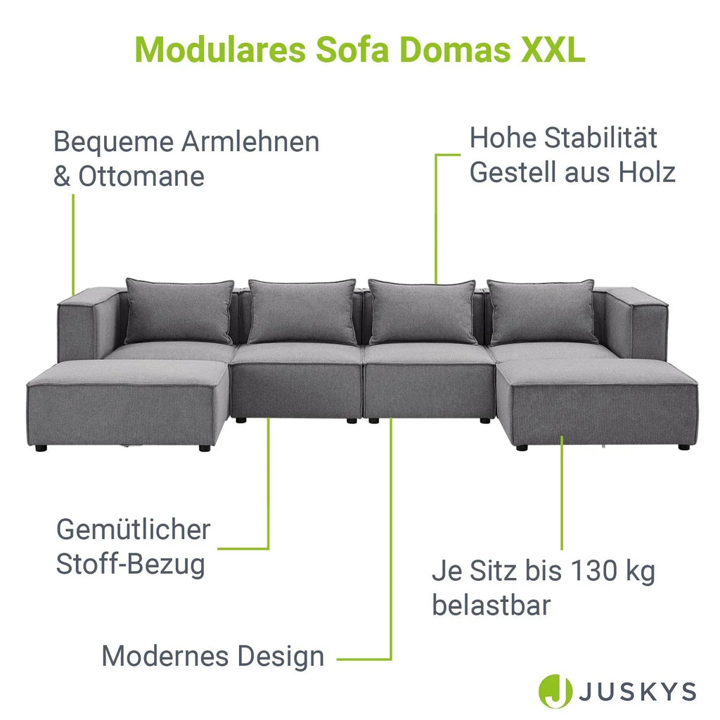 2025 Sofá modular Domas XXL – salón modulable