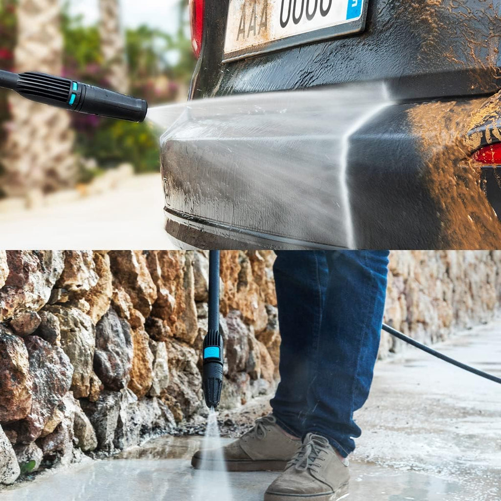 Cecotec HydroBoost 2400 AdvanceClean High Pressure Washer. 2400W, Home, Garden or Car, Flow Rate of 480l/h, 180 Pressure Bars, Aluminium Pump, Action Radius 14 m