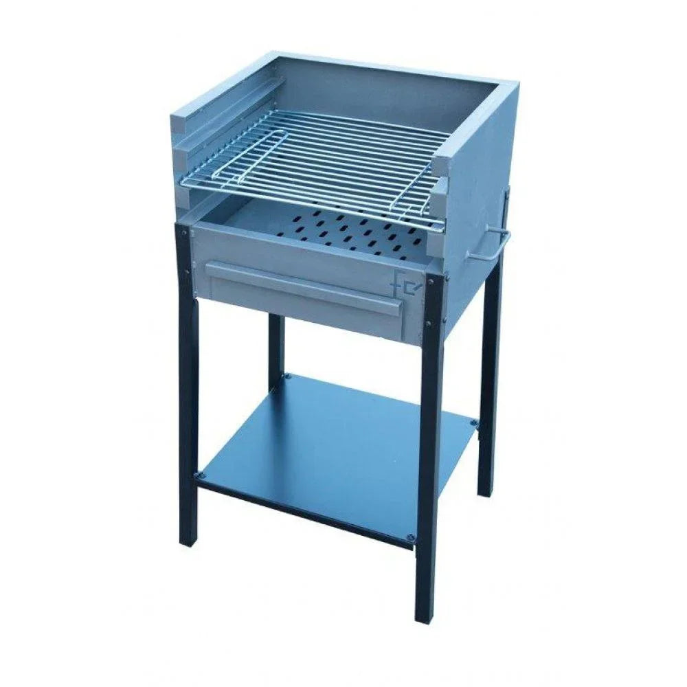 Flores Cortes - Grill 3 Höhen Modell Zujar 500 X 400 X 1.000 mm. Für Holz und Kohle