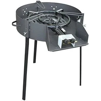Flores Cortes - Runder Grillrost mit Stützen 500 mm. Für Holz und Kohle