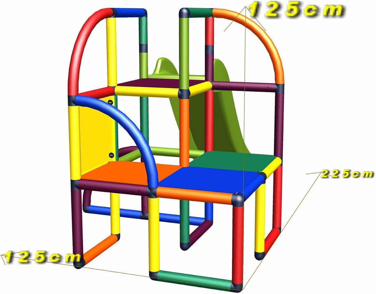 Move And Stic Olaf Área de Juegos Torre de Escalada con Tobogán para Niño Pequeño para Habitación Infantil o Sala de Juegos Genauso Apto como en el Jardín