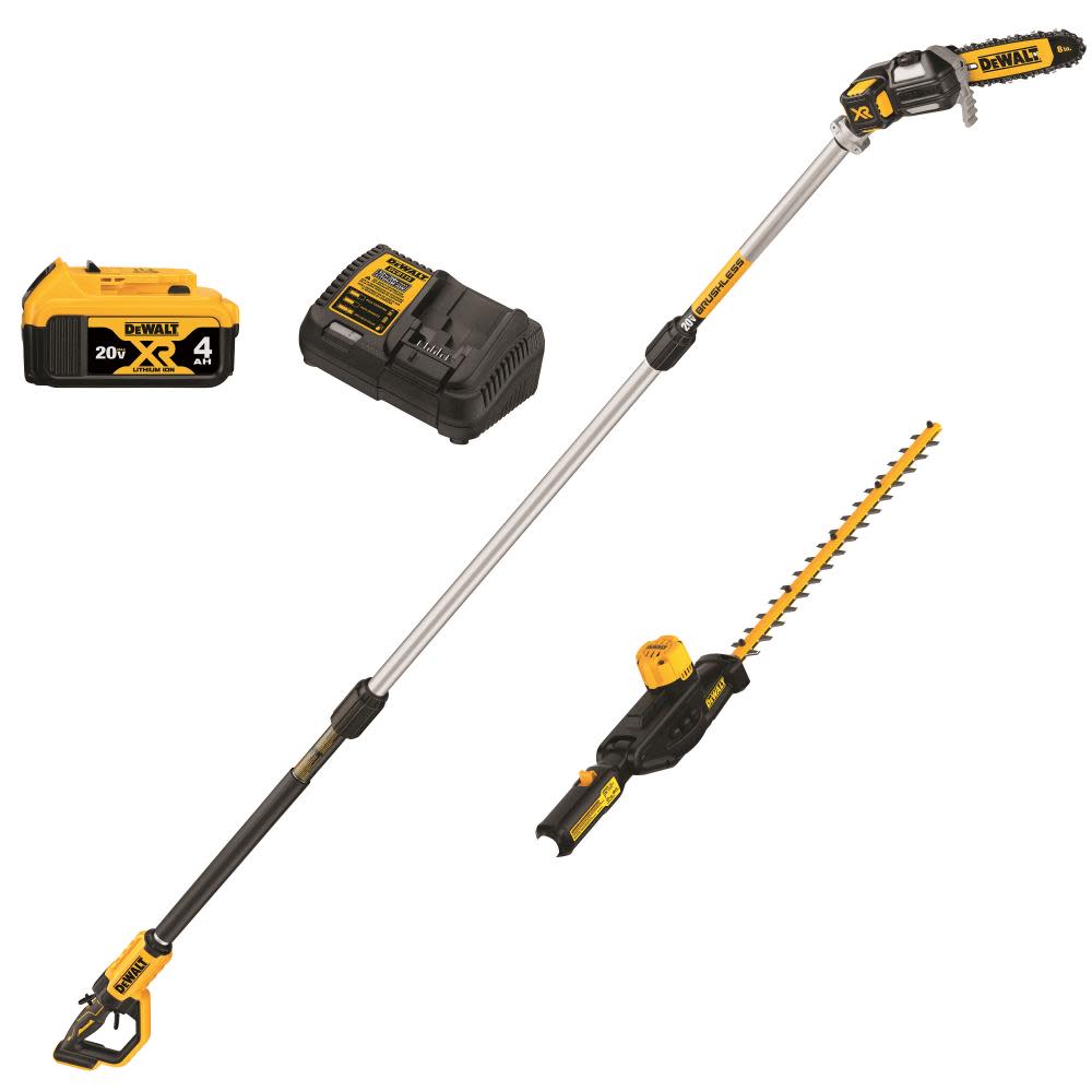 2025 DEWALT 20V MAX Cortadora de Poste y Recortadora de Setos Combo Inalámbrico de Litio-Ion DCKO86M1