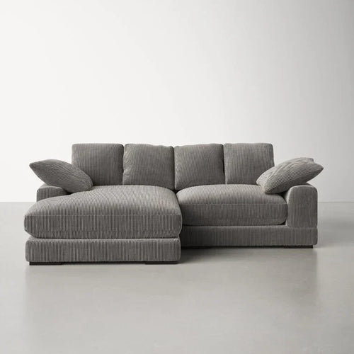 106′′ breites umwandelbares Sofa mit Récamiere