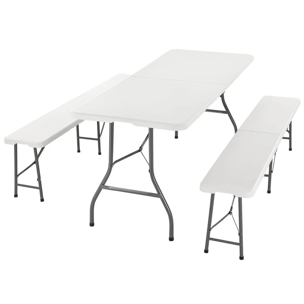 2025 Conjunto de mobiliario plegable para fiestas Bayreuth 180x70x74 cm