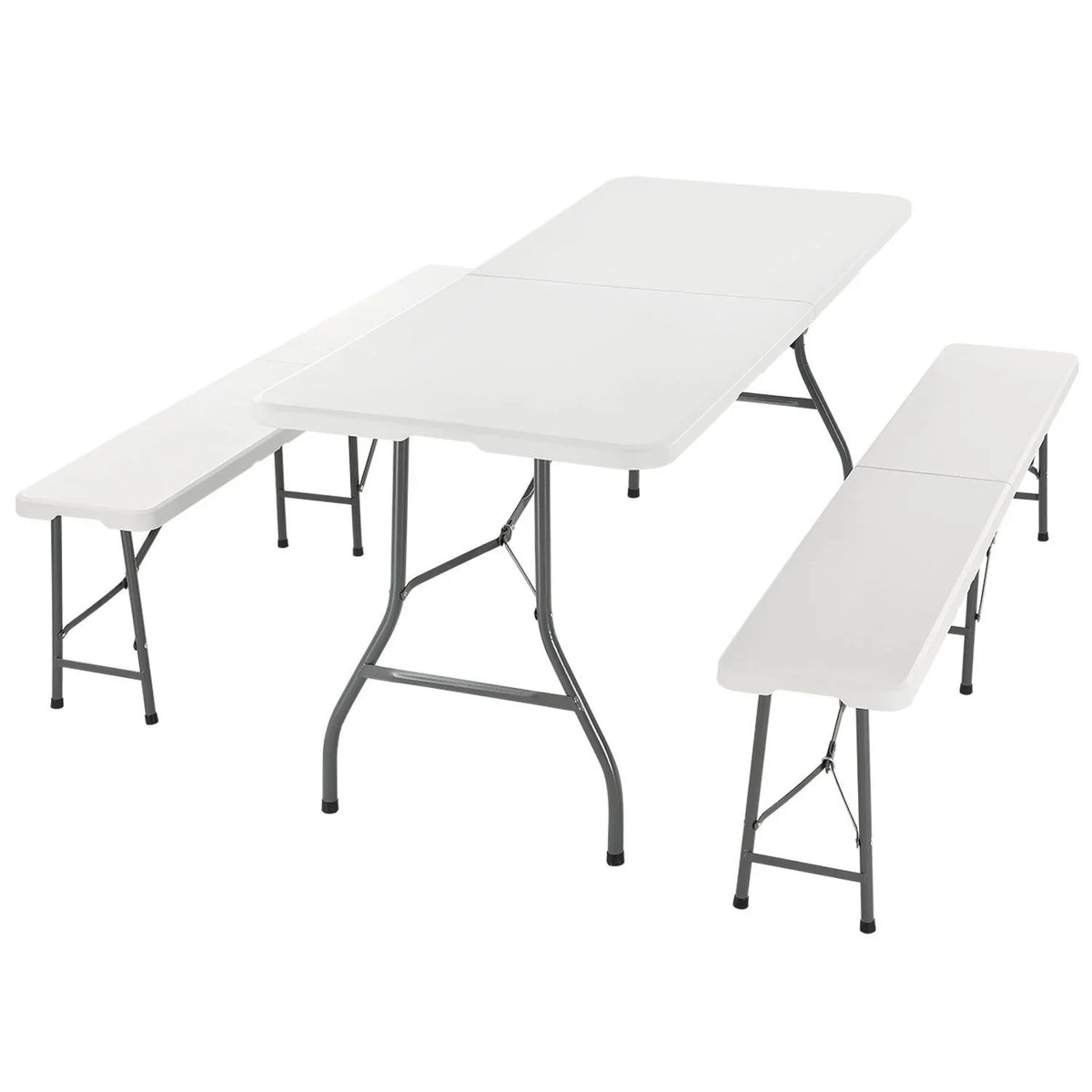 2025 Conjunto de mobiliario plegable para fiestas Bayreuth 180x70x74 cm