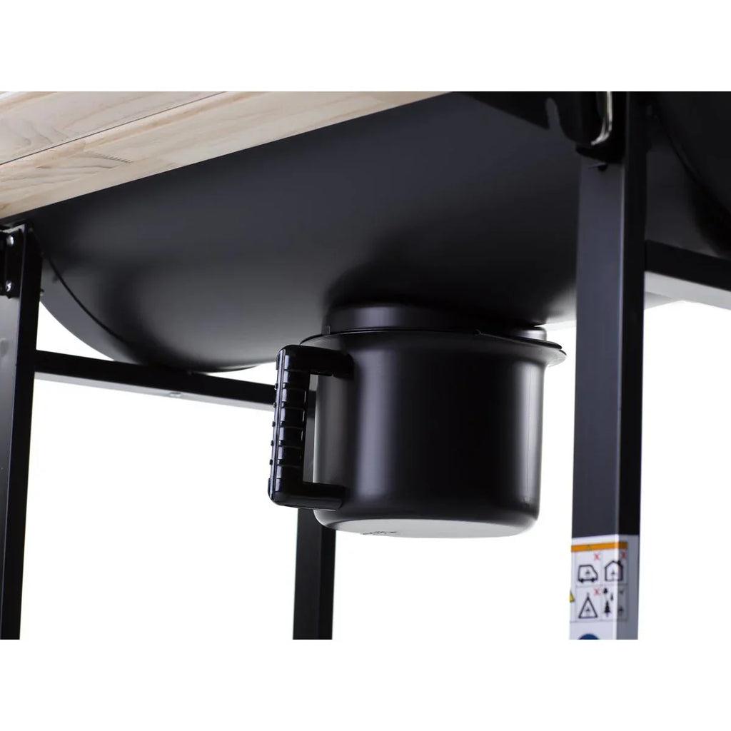 Holzkohlegrill „King“ – 95 x 63 x 105 cm – Schwarz