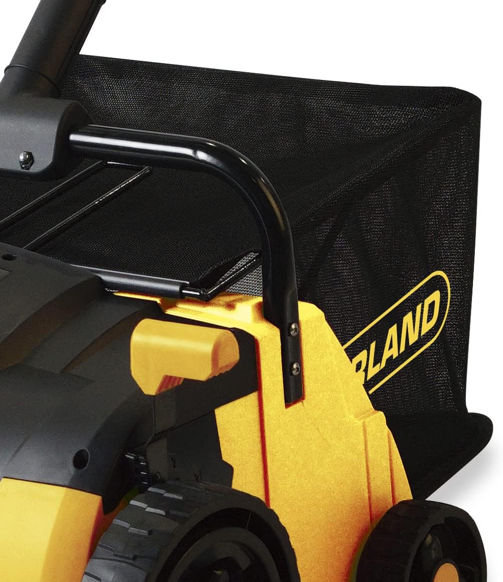 2026 Garland Roll&Comb 502E-V19 - Peinadora/Barredora césped artificial eléctrica enchufable - 1.600 W de potencia, 15'6 kg de peso, ancho de trabajo 40 cm con altura regulable. Saco de recogida de 40 l. Apto para superficies hasta 350 m2.