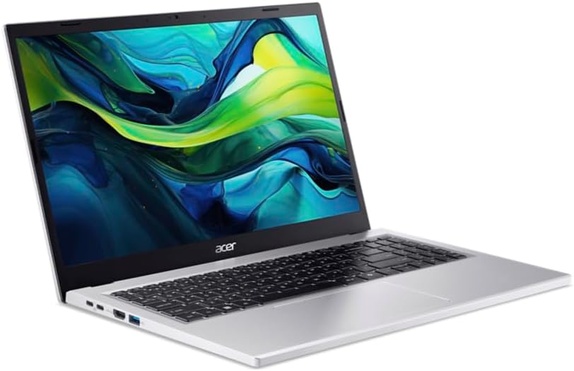 acer Aspire Go 15 - 15,6" Laptop (Intel Core i7 13620H, 16 GB DDR5 RAM, 1024 GB SSD, Windows 11 Home, Intel UHD Graphics) Silberfarben, QWERTZ Tastatur Deutsch mit Nummernblock