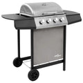 Gasgrill Mit 4 Brennern Schwarz Und Silber Vidaxl